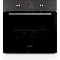 Montpellier MSBFO65SST 65Ltr Built In Single Oven In Stainless Steel Digital Timer 5 Functions