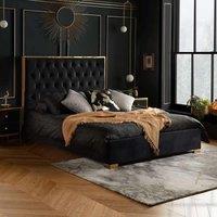Birlea Chelsea Double Bed Black, Black