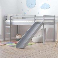 Birlea Frankie Midi Sleeper With Slide - Grey, Grey