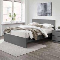 Birlea Oslo King Bed - Grey, Grey