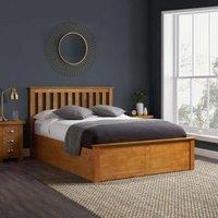 Birlea Phoenix Double Ottoman Bed - Brown, Brown