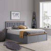 Birlea Phoenix King Ottoman Bed - Grey, Grey