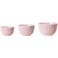Interiors By Ph Set Of 3 Melamine Mixing Bowls Pink, Pink