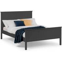 Julian Bowen Maine 90Cm Bed - Anthracite, Black