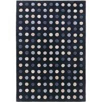 Asiatic Dotty Rug 160X230Cm Navy, Blue