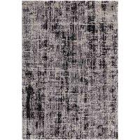 Asiatic Kuza 080X150Cm Abstract Black Rug, Black