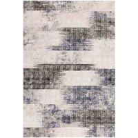 Asiatic Kuza 120X170Cm Lines Blue Rug, Blue