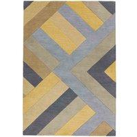 Asiatic Reef Rug 120X170Cm Rf02 Big Zig Ochre Grey, Grey