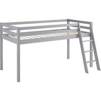 Home Detail Albany Grey Wooden Mid-sleeper Bed, Grey