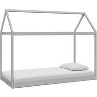 Home Detail Taylor Grey Wooden Kids House Bed, Grey