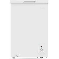 Baridi Freestanding Chest Freezer 99L Outbuilding Safe White, White