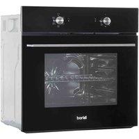 Baridi 60Cm Built-in Five Function Fan Assisted Oven 55L Capacity Black- DH124, Black