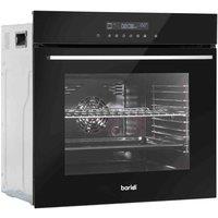 Baridi 60Cm Built-in Fan Assisted 10 Function Oven Touchscreen 72L - DH199, Black
