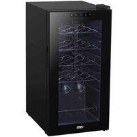 Baridi Black 15 Bottle Wine Fridge Cooler 5-18 c Touch Controls & LED 345X685Mm, Black