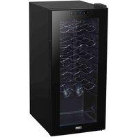 Baridi Black 18 Bottle Wine Fridge Cooler 5-18 c Touch Controls & LED 345X770Mm, Black