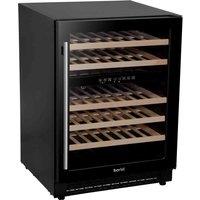Baridi 46 Bottle Wine Cellar Fridge With Digital Touch Screen Controls Black, Black