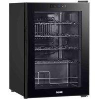 Baridi Black 20 Bottle Wine Fridge Cooler 5-18 c Touch Controls & LED 430X640Mm, Black