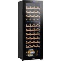 Baridi 44 Bottle Dual Zone Drinks Wine Cooler Fridge Touch Screen Led Black, Black