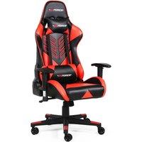 Gtforce Pro St Reclining Sports Racing Gaming Office Desk Pc Car Faux Leather Chair red , Red