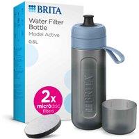Brita Sports Water Filter Bottle Active Dark Blue, Blue