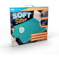 JML Soft Sitter Aqua Green Honeycomb Gel Cushion, Green