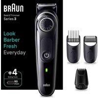 Braun Beard Trimmer Series 3 Bt3430 Trimmer For Men, Black