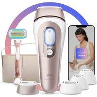 Braun Smart IPL Skin i?expert, At Home Hair Removal, Alternative For Laser Hair Removal, Smart IPL With Exclusive Free App, Vanity Case, Venus Razor, 4 Smart Heads For Face And Body, 1 Year Of Smooth Skin, Gift For Women, PL7387, White
