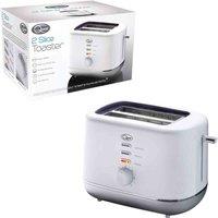 Quest 2 Slice Toaster White And Silver, White