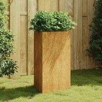 vidaXL Garden Planter 50x43x75cm Corten Steel, Brown