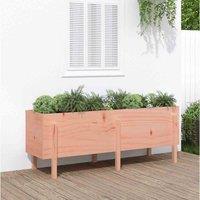 vidaXL Garden Raised Bed 160x50x57cm Solid Wood Douglas, Brown