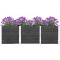 vidaXL Garden Raised Bed 300x100x91cm WPC Grey, Grey