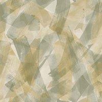 Holden Decor Artistry Green / Beige Wallpaper 10m x 53cm, Green
