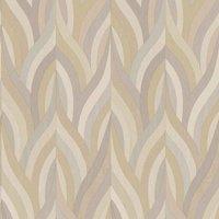 Holden Decor Arabesque Neutral Wallpaper 10m x 53cm, Cream
