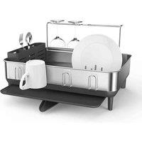 Simplehuman Steel Frame Dishrack Grey, Black