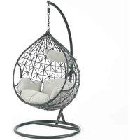 Suntime Naples Single Hanging Chair, Grey