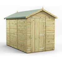 Power 10x6 Premium Apex Windowless Garden Shed, Green
