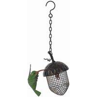 Minster Stylish Living MSL 14'' Metal Hanging Birdfeeder, Multi