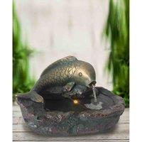 Heissner Fish Water Feature, Grey
