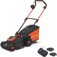 Yard Force LM C37B 40V 4.0Ah (2x20V) Cordless Lawnmower, Orange