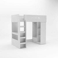 Kudl High Sleeper, White