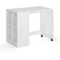Kudl Under Desk White, White