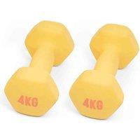 Myga Dumbbell - 4Kg - Pair, Yellow