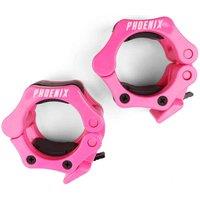 Phoenix Fitness Olympic Barbell Clamp - Pink 2-inch, Pink