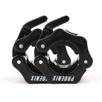 Phoenix Fitness Barbell Clamp - Black 1-inch, Black