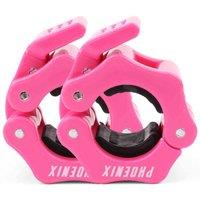Phoenix Fitness Barbell Clamp - Pink 1-inch, Pink