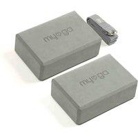 Myga Pair Of Blocks & Strap - Grey, Grey