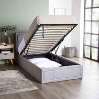 Home Treats Single Ottoman Bed With Mattress Storage Bed Frame