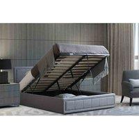 Home Treats Small Double Ottoman Bed With Mattress Storage Bed Frame