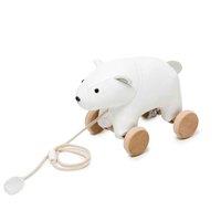 Little Big Friends Nathan The Pull Along Polar Bear, Multi