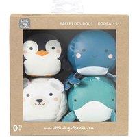 Little Big Friends Dooballs Polar - Set Of 4, Multi